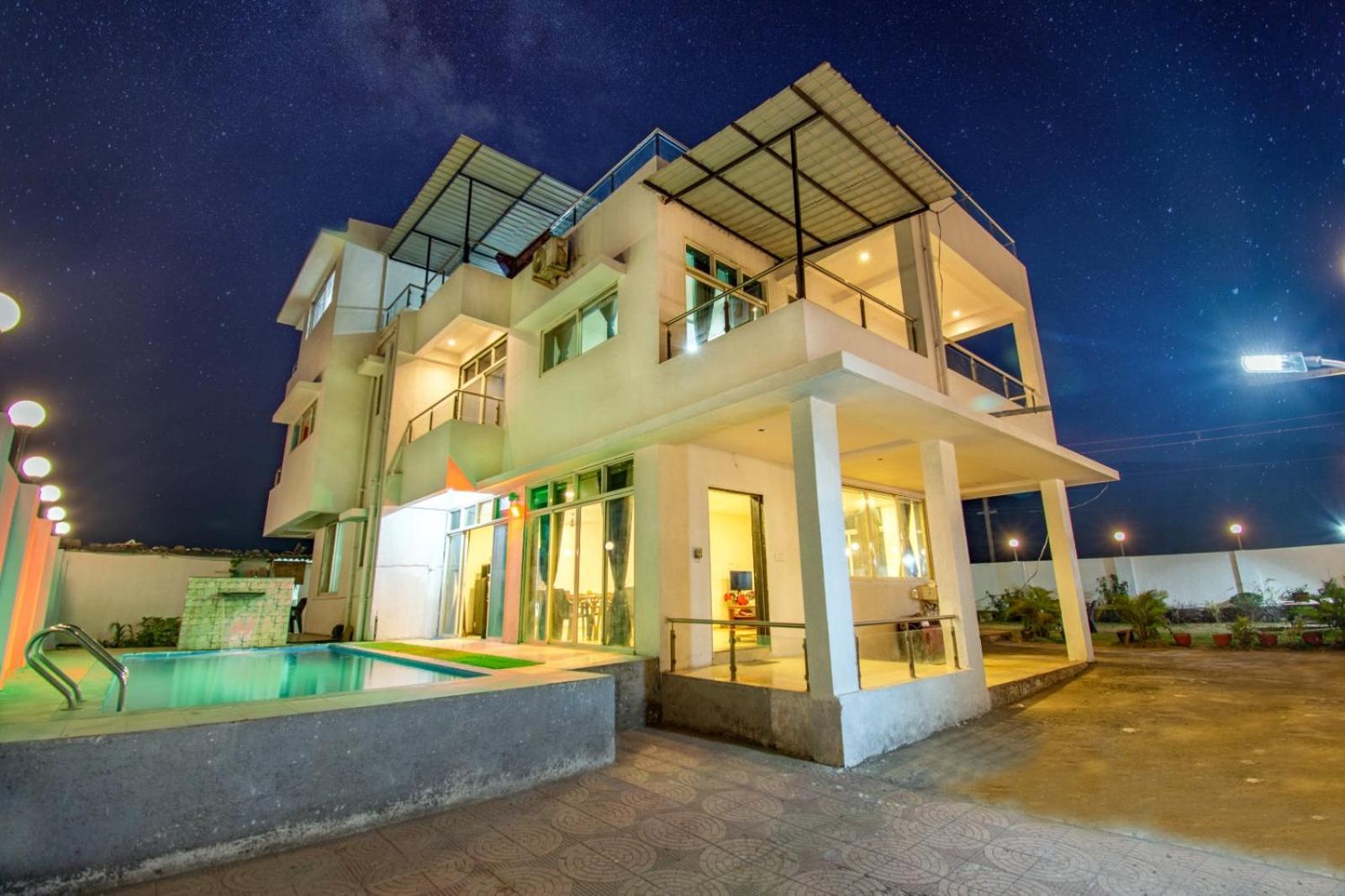 Empyrean Stay Ll 6Bhk Ll Royal Bramha Palace Ll Pvt Pool Ll Lonavala Exterior photo